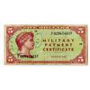 Image 1 : Military Payment Certificate, Series 541, $5 First Printing (1958-61).