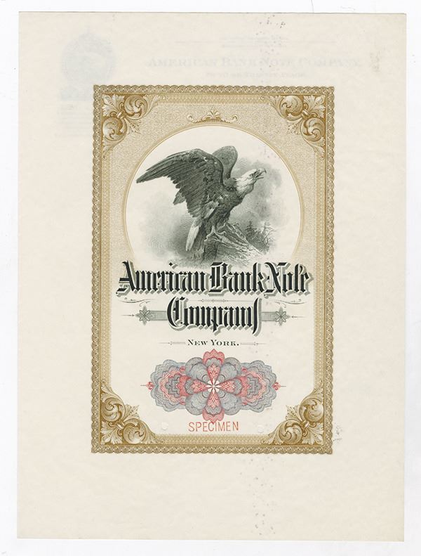 1900 Bank Note American Bank Note Co., ND (ca.1900-1920) Letterhead with ABN Cover ...