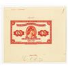 Image 1 : American Bank Note Company 1921 Litho Color sample Sheet Printed in Reverse.