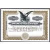 Image 1 : American Bank Note Company ca.1900 Advertising Stock Certificate Sample.