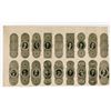 Image 1 : Fairman, Draper, Underwood & Company Proof Sheet of Obsolete Banknote Counterfoils ca. 1820-30's.