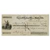 Image 1 : Express & Banking Office of Rhodes & Co. 1855 Weaverville Gold Rush Era Draft.
