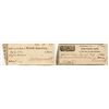 Image 1 : Classic Check Pair, 1807 Bank of North America and 1829 Schuylkill Bank Signed by William Meridith.
