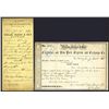 Image 1 : Wells, Fargo & Co. 1861 Certificate for Passage from Galway, Ireland to New York.