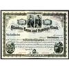 Image 1 : Planter's Loan and Savings Bank, 1885 Specimen Stock Certificate.