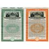 Image 1 : New York Telephone Co. 1909 Specimen Bond Pair