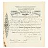 Image 2 : English Mining and Land Company Stock Certificate Assortment, ca.1899-1930