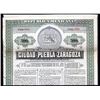 Image 1 : Bonos Del Honorable Ayuntamiento del la Ciudad de Puebla de Zaragoza 1907 Specimen Bond.