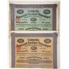 Image 1 : Compania Ferrocarril Nacional de Tehuantepec Republica Mexicana, 1904 Pair of Issued Bonds