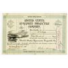 Image 1 : United States Dynamite Projectile Co., 1888 Issued Stock Certificate