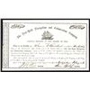 Image 1 : New-York Navigation and Colonization Co., 1863 Stock Certificate