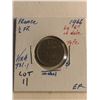 Image 1 : 1966 France 1/2 Franc Large 6 Type in Date Extra Fine KM 931.1