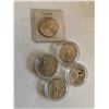 Image 1 : Group of 5 Total Coins All for 1 Money