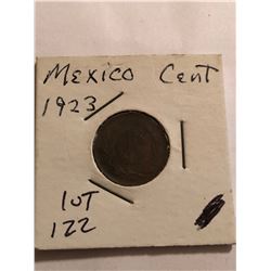 1923 Mexico 1 Cent Nice Early Coin