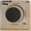 Image 1 : Very Nice 1906 Canada Large Cent in a Old Holder