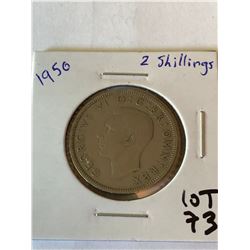 1950 Great Britain 2 Shillings