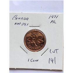 1971 Canada 1 Cent PROOF LIKE High Grade Coin