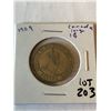 Image 1 : 1909 Canada Large One Cent Nice Early Coin