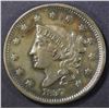 Image 1 : 1837 LARGE CENT, XF/AU