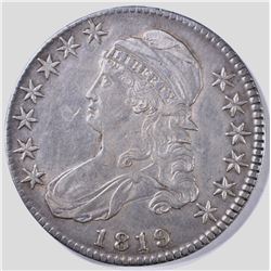1819 BUST HALF DOLLAR XF/AU