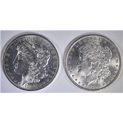 1883-O & 84-O MORGAN DOLLARS CH BU