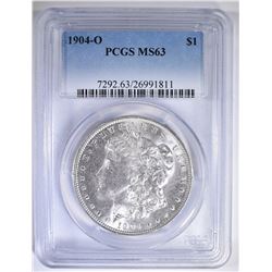1904-O MORGAN DOLLAR PCGS MS-63