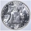 Image 3 : 1958 FRANKLIN HALF DOLLAR, OBCS GEM BU FBL