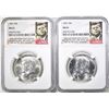 Image 1 : 2-1964 KENNEDY HALF DOLLARS, NGC MS-65