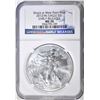 Image 1 : 2012 (W) SILVER EAGLE, NGC MS-70 EARLY RELEASES
