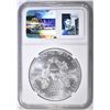 Image 4 : 2012 (W) SILVER EAGLE, NGC MS-70 EARLY RELEASES