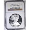 Image 1 : 1988-S AMERICAN SILVER EAGLE NGC PF-69 ULTRA CAMEO