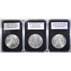 Image 2 : LOT OF 3 UNC MORGAN DOLLARS: