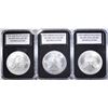 Image 2 : 2008 & 2 2009 AMERICAN SILVER EAGLES UNC