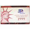 Image 1 : 1999 US MINT SILVER PROOF SET IN ORIG PACKAGING W/