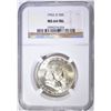 Image 1 : 1952-D FRANKLIN HALF DOLLAR  NGC MS-64 FBL