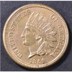 1861 INDIAN HEAD CENT  CH UNC