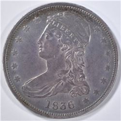 1836 REED EDGE HALF DOLLAR  XF