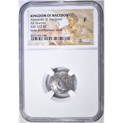 336-323 BC DRACHM  KINGDOM OF MACEDON