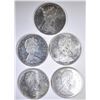 Image 2 : 5-BU 1965 CANADIAN SILVER DOLLARS