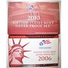 Image 1 : 2006 & 2010 U.S. SILVER PROOF SETS ORIG PACKAGING