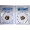 Image 1 : 2 PCGS GRADED LINCOLN CENTS