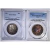 Image 1 : 2 PCGS GRADED KENNEDY HALVES