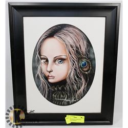 ANGELINA WRONA VISIONARY FRAMED PRINT.