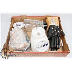 LARGE FLAT OF HOUSEHOLD.