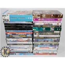 BOX OF DVDS