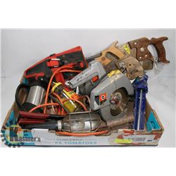 LOT OF HANDYMAN TOOLS & BLACK & DECKER CIRCULAR