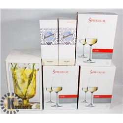 BOX OF NEW BAR GLASSWARE IN BOXES