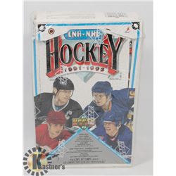 BOX OF NHL HOCKEY SEALED 1991-92 UPPER DECK HIGH