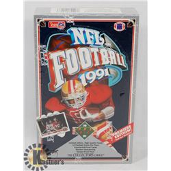 BOX OF SEALED 1991 UPPER DECK NFL FOOTBALL LTD ED.
