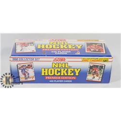FACTORY SEALED 1990 COLLECTOR SCORE NHL HOCKEY SET